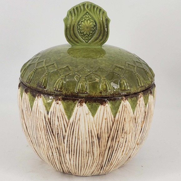 Grasslands Road Accents Mcm Style Grasslands Road Green Ceramic